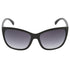 Calvin Klein Dark Grey Gradient Lens Black Sunglasses One Size